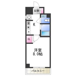 エイチ・ツー・オー東住吉Ⅱ番館の物件間取画像